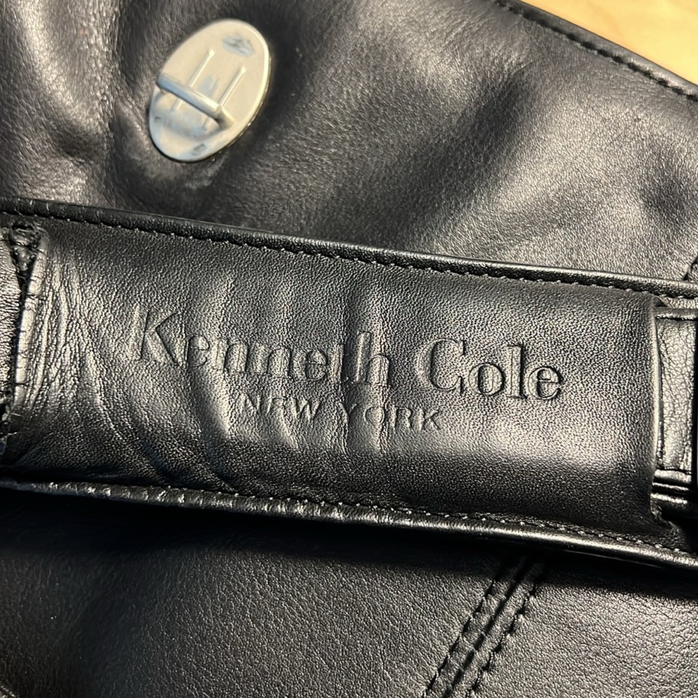 Kenneth Cole briefcase vintage Leather